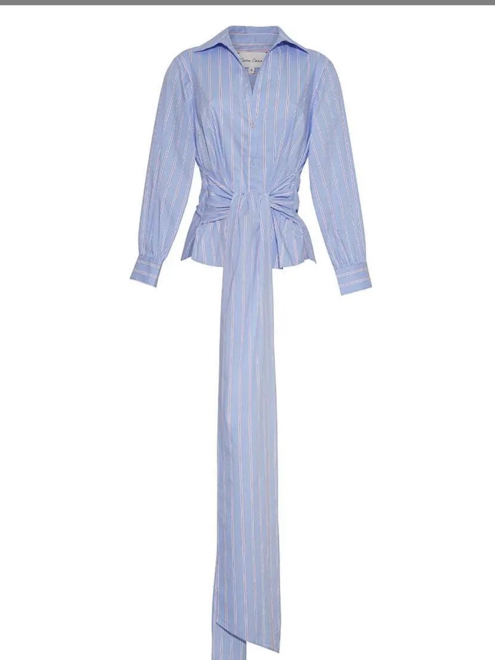 Cara Cara Leighton tie waist wrap button down